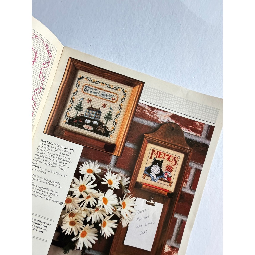 VTG Cross Stitch & Country Crafts Magazine May June 1988 Cross Stitch Patterns - Picture 5 of 12